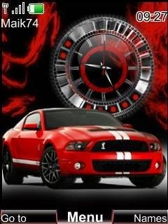Ford mustang red