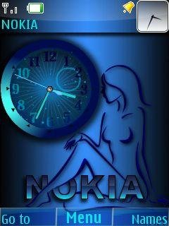 nokia clock w icons