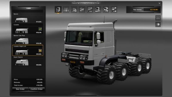 DAF Crawler High Lift Set 1.0 ver1.8.x b