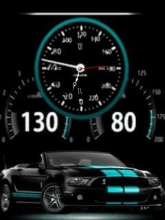 Ivashka944-Mustang car спидометр флэш часы