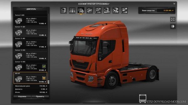 hp engine for all truck t2.1