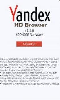Yandex HD Browser
