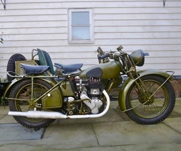 NORTON BIG 4 COMBINATION MILITARY (1940г.)