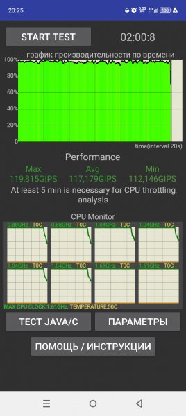 CPU Throttling Test v1.3.4 RUS