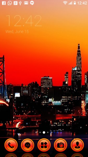 City Night Skyline