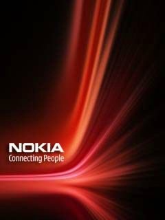 Red nokia абстракция