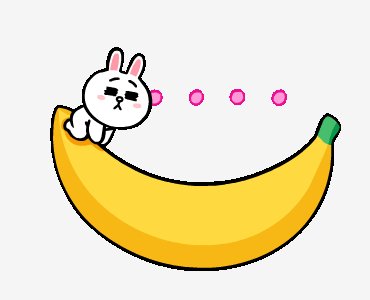 Cute Brown and Cony Sticker for you to share on so