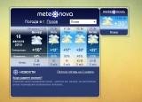 Гаджет Meteonova гаджет прогноза погоды