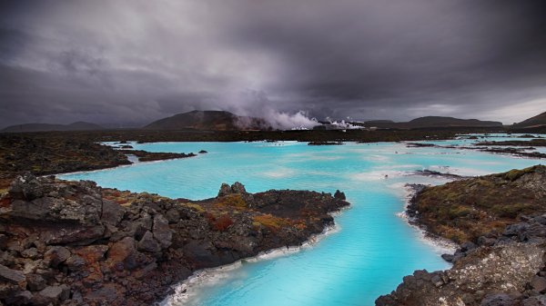 Голубая лагуна Гриндавик Blue Lagoon UHD обои 4К