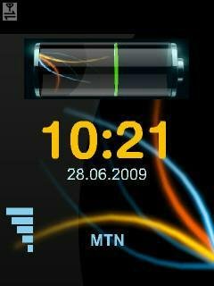 Neon clock