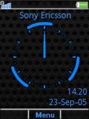 blue clock