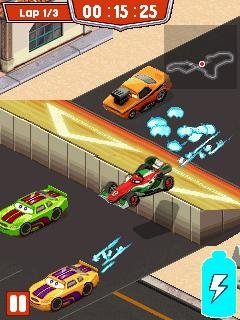 Cars Hotshot 240x320 RUS Nokia s40v5