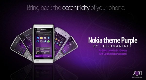 Nokia theme Purple S1 CI