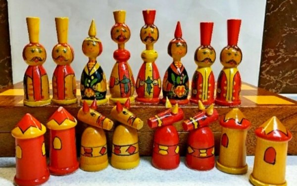 Шахматы матрёшки