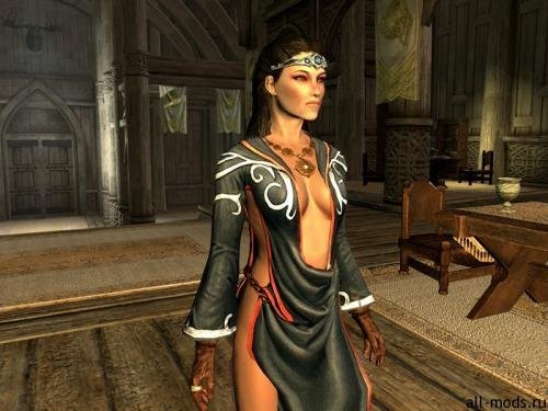 TES 5 Skyrim Ретекстур ночнушки