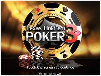 Texas HoldEm Poker 3 240x320 F480 touch