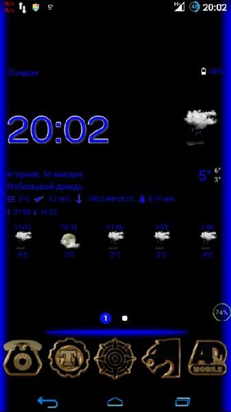 Transparent clock &amp; weather premium-1.05.11