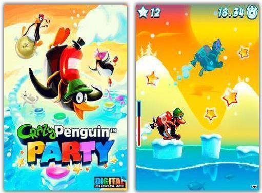 Crazy Penguin Party 240x400