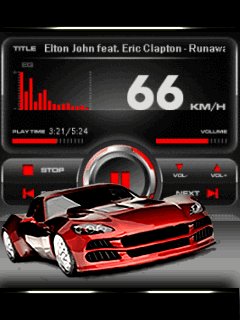 Turbo car player спидометр