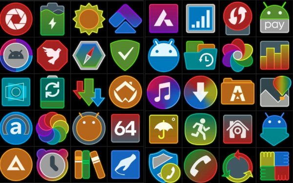 Nadeon - A Neon Icon Pack