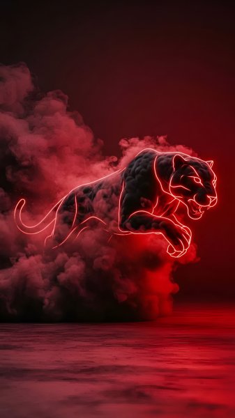 Red-animals-puma-and-smoke-250925