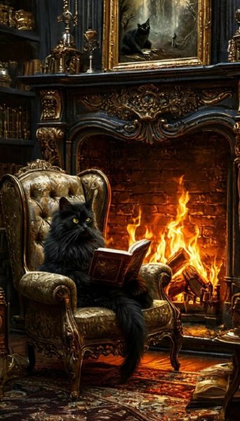 Чёрный кот