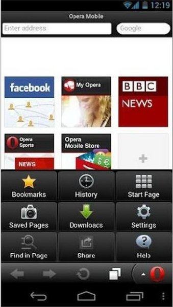 Opera mini 7 МОД
