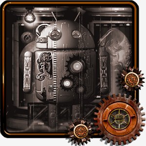 Steampunk Droid Fear Lab LWP - v.1.0.2
