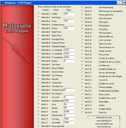 gta sa mp malagueta chilli pepper