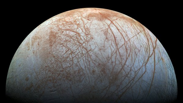 Европа спутник Юпитера Europa Moon UHD обои 4К
