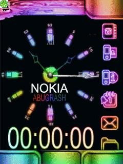 Nokia часы анимация