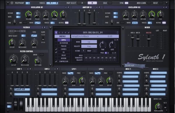 VST СИНТЕЗАТОР SYLENTH 1 v 2.2.1.2