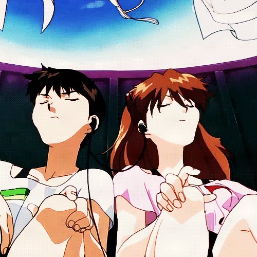 Asuka Langley, Ikari Shinji