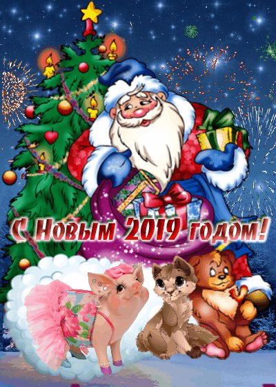 С Новым 2019 годом!
