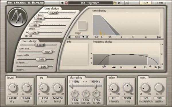 ArtsAcoustic.Reverb.VST.v1.5.0.5-AiR