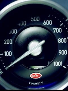 Bugatti спидометр