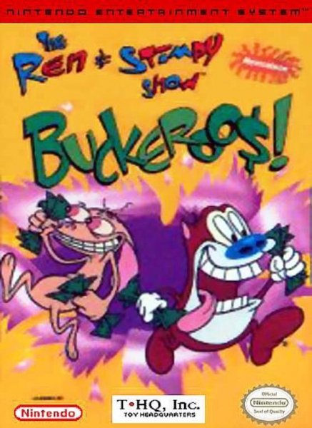 Ren Stimpy Show The Buckeroos<SNES>