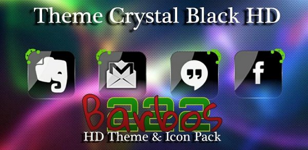 Theme Crystal Black Flat HD v.14