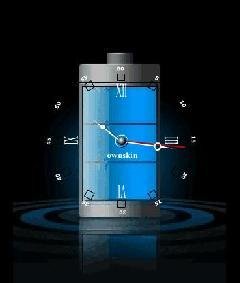 X2 Battery clock