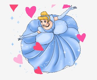 LINE Official Stickers - Cinderella Animated Stickers Examp