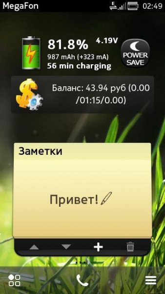 Notes Widget