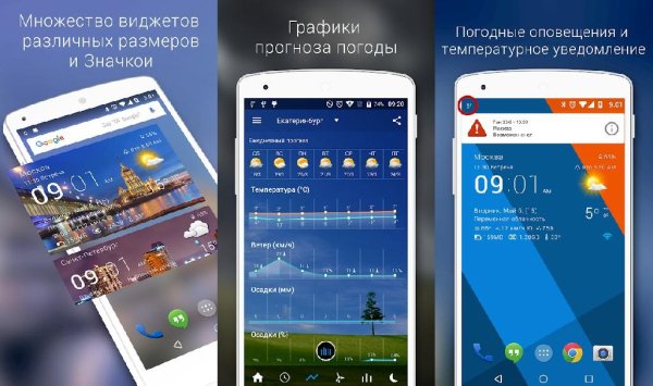 Прозрачные часы и погода v3.00.00 (Ad-free) [Paid]