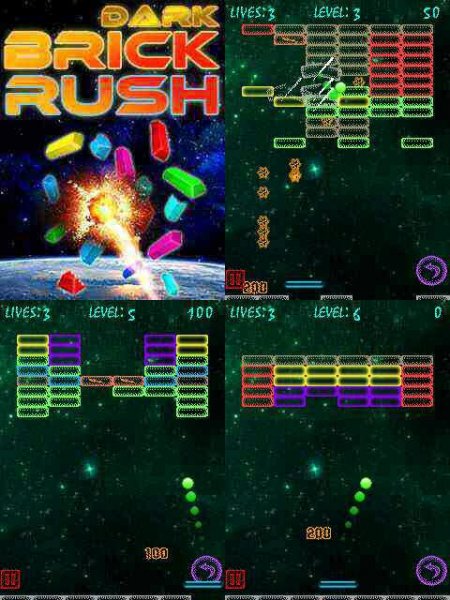 Dark Brick Rush 128x160