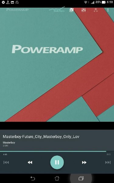 Poweramp Material Skin 1.0 1