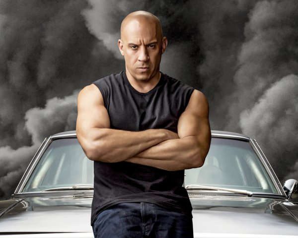 Movies Actor Vin Diesel in the movie Fast and the Furious