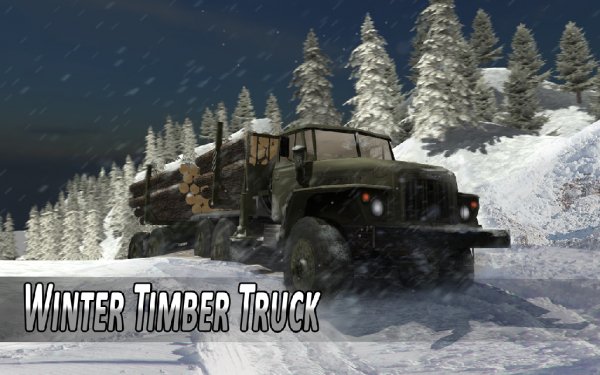 Winter Timber Truck