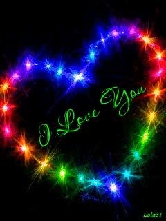 Neon i love you анимация