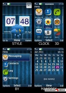 3D Style Clock