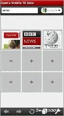 Opera Mobile версия 10