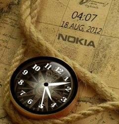 Nokia X2-Map Clock